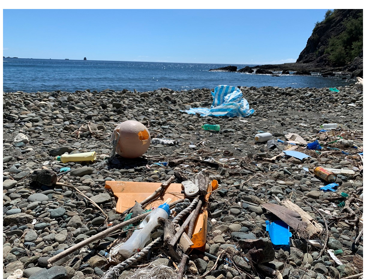 海洋プラスチックごみの写真1枚目